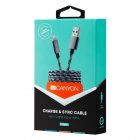 Canyon CNE-CFI3DG Cable Lightning a USB 2.0 Macho/Macho 1m Gris