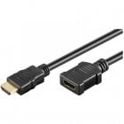 Goobay Cable de Extension HDMI Ethernet Macho/Hembra 5m Negro