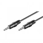 Goobay Cable de Audio HQ Jack 3.5mm Macho/Macho 60cm Negro Goobay Cable de Audio HQ Jack 3.5mm Macho/Macho 60cm Negro