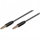 Goobay Cable de Audio Estéreo Jack 3.5mm Macho/Macho 50cm Negro Goobay Cable de Audio Estéreo Jack 3.5mm Macho/Macho 50cm Negro