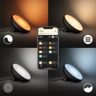 Philips Hue Bloom Lámpara de Mesa Inteligente RGB Negra