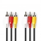 Valueline Cable AV 3x RCA Macho/Macho 1.5m Valueline Cable AV 3x RCA Macho/Macho 1.5m