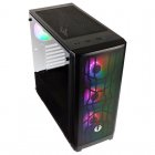 Bitfenix Nova Mesh TG 4ARGB Cristal Templado Negra