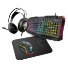 Krom Kritic Kit Gaming RGB Teclado + Auriculares + Ratón + Alfombrilla