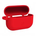 Celly Aircase Funda de Silicona Rojo para AirPods Pro
