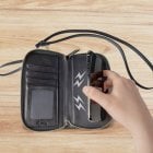 Celly Venere Bolso con Cremallera Negro para Smartphones hasta 6.5"