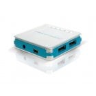 Conceptronic Stylish Hub 4 Portas USB 2.0 Azul