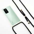 Ksix Funda Cordón Negro TPU Transparente para Huawei P40
