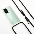Ksix Funda Cordón Negro TPU Transparente para Huawei P40 Lite