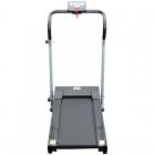 HomCom Cinta de Correr Plegable Negra/Gris