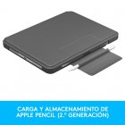 Logitech Slim Folio Pro Funda con Teclado para iPad Pro 12.9" (3/4 generación)