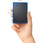 Western Digital My Passport Go SSD 2TB USB 3.1 Azul