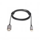 Digitus Cable Adaptador de Vídeo USB-C - HDMI 1.8m UHD 4K / 30 Hz