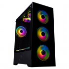 Hiditec Z20 ARGB Cristal Templado USB 3.0 Negra