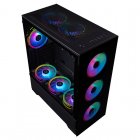 Hiditec Z20 ARGB Cristal Templado USB 3.0 Negra