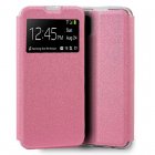 Cool Funda Flip Cover Liso Rosa para Huawei P40 Lite