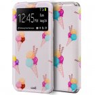Cool Funda Flip Cover Dibujos Helados para Huawei P40 Lite