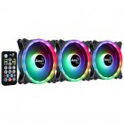 Aerocool DUO12PRO ARGB Kit 3 Ventiladores 120mm