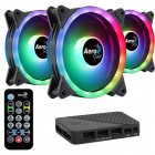 Aerocool DUO12PRO ARGB Kit 3 Ventiladores 120mm
