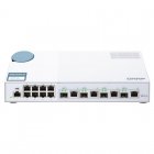 Qnap QSW-M408-4C Switch Gestionado 8 Puertos Gigabit + 4 Puertos Combinados 10GbE SFP+/Gigabit