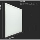V-Tac VT-5140 Panel LED WiFi 600x600mm 40W Regulable
