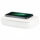Muvit Esterilizador para Smartphones con Carga Inalámbrica Rápida Blanco