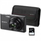 Sony CyberShot DSC-W830 20.1MP Negra + Funda + SD 8GB