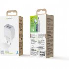 Muvit for Change Cargador 2 USB 4.8A 24W Blanco