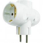 Garza Adaptador Schuko Triple Lateral Garza Adaptador Schuko Triple Lateral