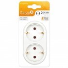 Garza Adaptador Schuko Doble Frontal Garza Adaptador Schuko Doble Frontal