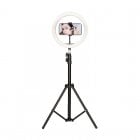 Ksix Kit Studio Live Max Anillo LED con Trípode Suelo 1.60cm para Smartphone