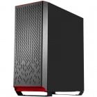 SilverStone SST-PM02W-G TorreATX Cristal Templado Negra