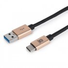 Maillon Cable Tipo-C 3.0 Aluminio Dorado 1m