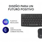 Logitech MK295 Silent Wireless Combo de Rato e Teclado Sem Fios