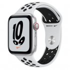 Apple Watch Nike SE GPS + Cellular 44mm Aluminio en Plata Correa Nike Sport Platino Puro/Negra