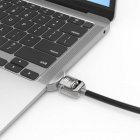 Maclocks Cable Antirrobo Candado con Llave para MacBook Air 2019/2020 Plata