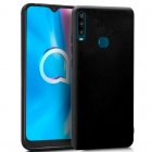 Cool Funda Silicona Negra para Alcatel 1S (2020)/Alcatel 3L (2020)