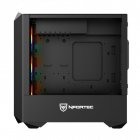 Nfortec Synistra Cristal Templado USB 3.0 RGB Negro