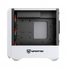 Nfortec Synistra Cristal Templado USB 3.0 RGB Blanco