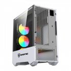 Nfortec Synistra Cristal Templado USB 3.0 RGB Blanco