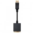 Nanocable Adaptador DisplayPort Macho a DVI Hembra Single Link 15cm Negro Nanocable Adaptador DisplayPort Macho a DVI Hembra Single Link 15cm Negro