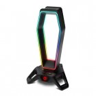 Ozone Portal Suporte para Auscultadores RGB com Som Virtual Envolvente 7.1