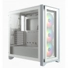 Corsair iCUE 4000X RGB Vidro Temperado USB 3.0 Branca