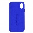 Celly Cover Feeling Funda Azul para iPhone XR
