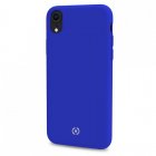 Celly Cover Feeling Funda Azul para iPhone XR