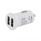 Mooov Cargador de Coche 2x USB 2.4A Blanco