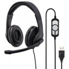 Hama HS-USB300 Headset USB com Microfone