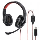 Hama HS-USB400 Headset USB com Microfone