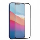 Muvit Protector de Pantalla Marco Negro Antibacteriano para Apple iPhone 12 Pro Max