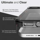 Raptic Funda Clear Negra para Apple iPhone 12 Pro Max